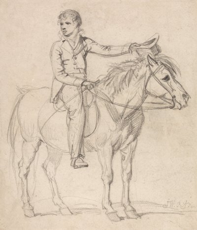 Lord Stanhope (Later Earl of Chesterfield) as a Boy, Riding a Pony by James Ward